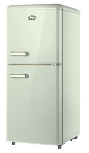 DCG Eltronic MF110CCDP Frigorifero Combinato A Libera Installazione, Autoscongelamento Defrost, Termostato Regolabile, Panna