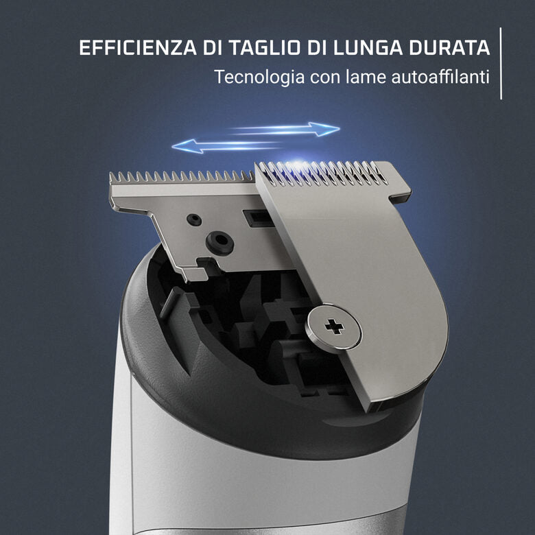 Rowenta TN8934 tagliacapelli Nero, Bianco 7 Nichel-Metallo Idruro (NiMH)