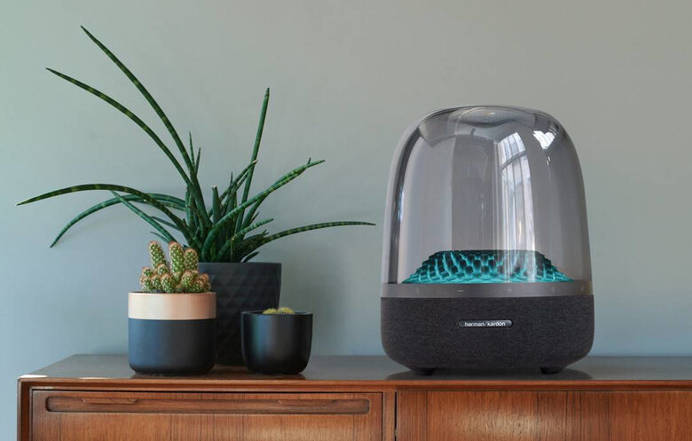 Harman/Kardon Aura Altoparlanti Studio 4 Nero, Trasparente Wireless 100 W