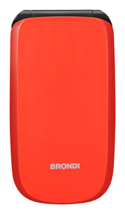 Brondi Raptor 7,11 cm (2.8") 106 g Nero, Arancione Telefono per anziani