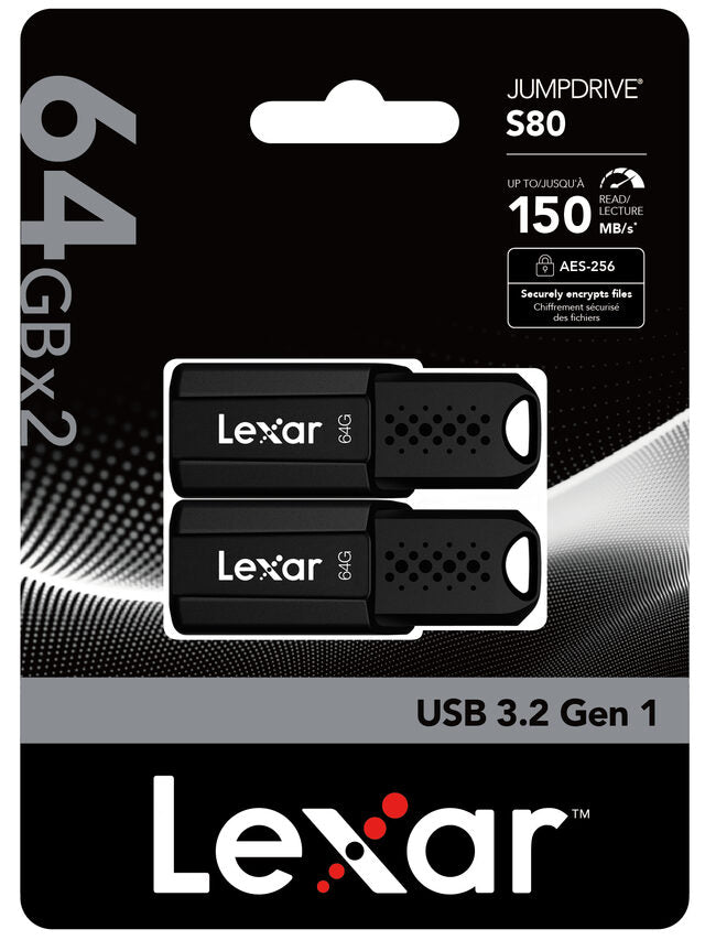 Lexar 933266 unità flash USB 64 GB USB tipo A 3.2 Gen 1 (3.1 Gen 1) Nero