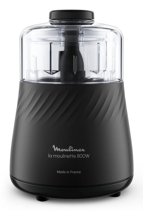 Moulinex DP710810Tritatutto La Moulinette Eco Respect elettrico 0,5 L 800 W Nero, Trasparente