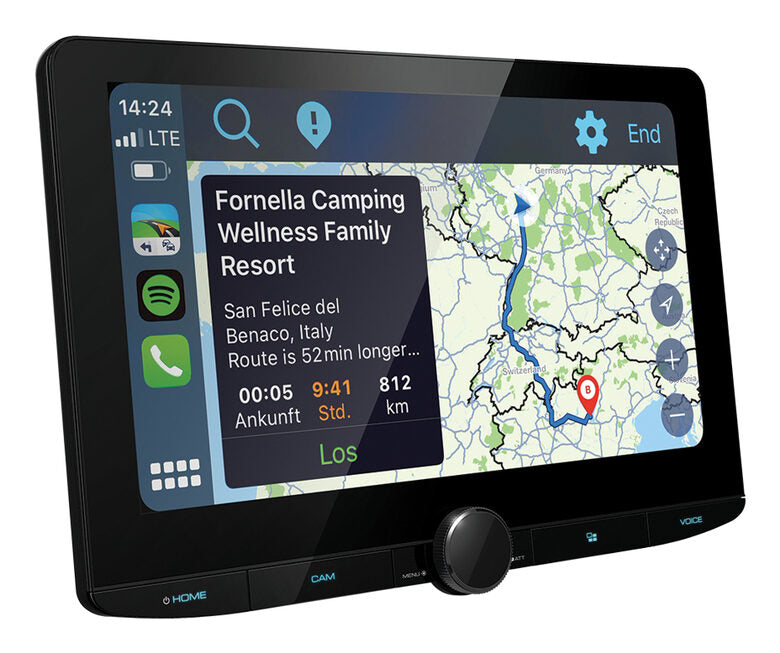 Kenwood DMX9724XDS Nero Wi-Fi 88 W Bluetooth