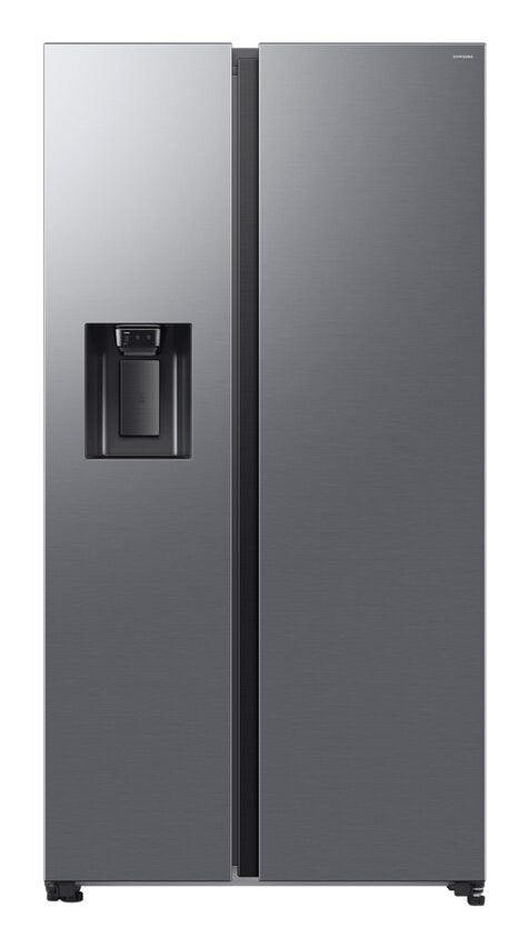 Samsung RS70F64KETEF Frigorifero Side By Side A Libera Installazione, Compressore AI Inverter, Smartthings Energy, AI Hybrid Cooling, Classe E, Acciaio