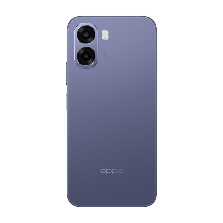 OPPO A6x AI Smartphone, doppia fotocamera 13MP+QVGA, Selfie 5MP, Display 6.75” 120HZ IPS HD+, 6100mAh, RAM 4GB(Esp1GB/2GB/4GB)+ROM 128GB [Versione Italia], Black Purple