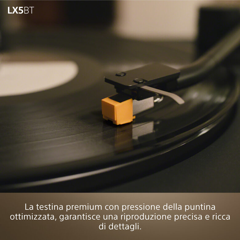 Sony PS-LX5BT Giradischi con trasmissione a cinghia Nero Automatico