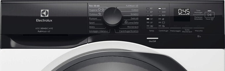 Electrolux EW6FZ28 Serie 600 Lavatrice A Libera Installazione 8 Kg, 1400 Giri, Sensicare, Fullwash, Hygiene, Classe A, Bianco