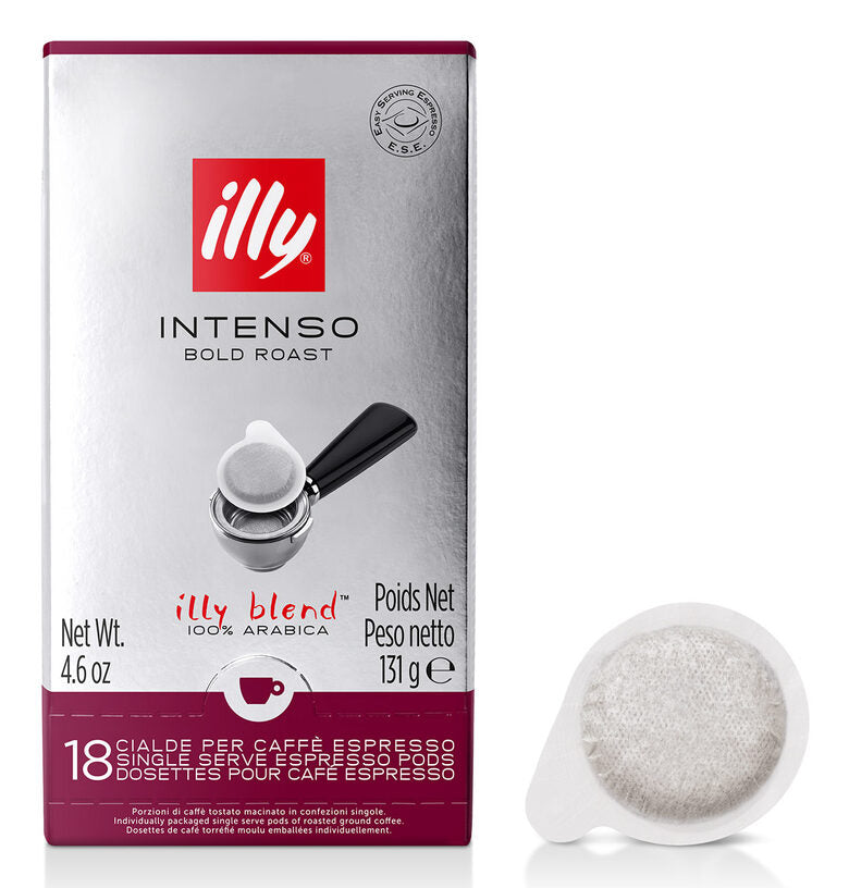 Illy 18 Caffè in Cialde Monodose E.S.E. Tostato INTENSO