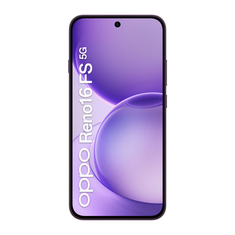 OPPO Reno16 FS 5G Smartphone  Purple Black Box