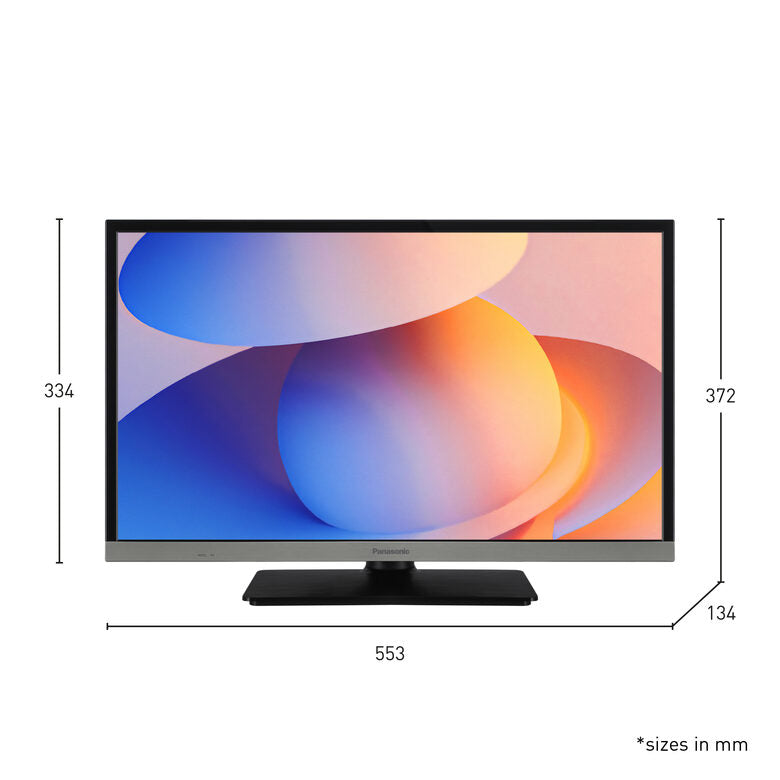 Panasonic TB-24S40AEZ Televisione Smart TV 24 Pollici 2K Ultra HD Wi-Fi Nero