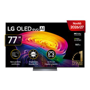 LG OLED evo AI 77'' Serie C6 OLED77C65LA, 4K, Hyper Radiant Color, Processore α11 Gen3, VRR 165Hz,G-Sync, SMART TV 2026