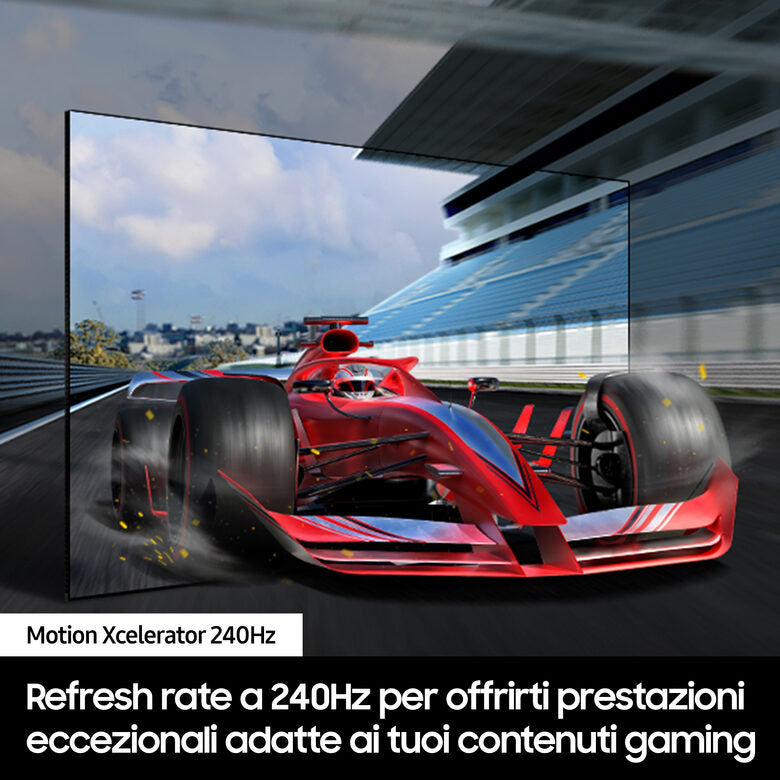 Samsung QE85QN900DTXZT Televisione Smart TV 85 Pollici Qled 8K Neo Graphite Black NQ8 AI GEN3 Processor 8K AI Upscaling Pro Infinity Air Design Dolby Atmos