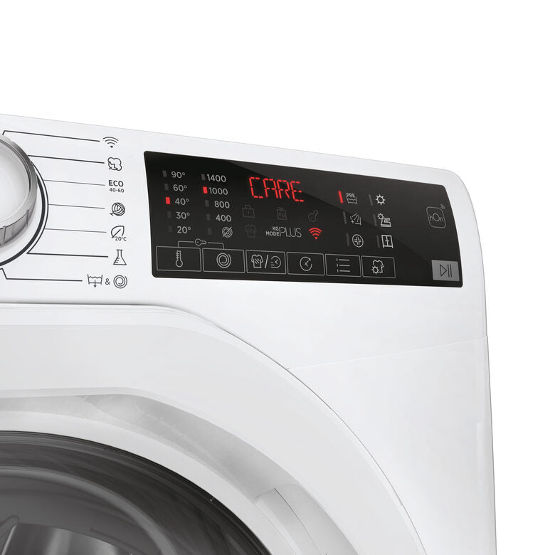 Hoover H3DP4854TA6/1-S H-WASH&DRY 350 Lavasciuga A Libera Installazione 8/5 Kg, 1400 Giri, Auto Care, Tecnologia Active Balance, Classe D, Bianco