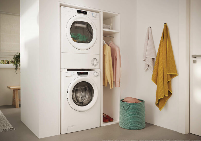 Candy CRO EH9N2TE-S Asciugatrice Libera Installazione 9 Kg, Pompa Di Calore, Smart Touch, Classe D, Bianco