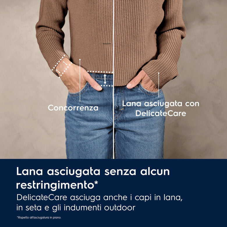 Electrolux EW7H49B Serie 700 Asciugatrice A Libera Installazione 9 Kg, DelicateCare, Filtro EasyClean, Hygiene, Classe C, Nero