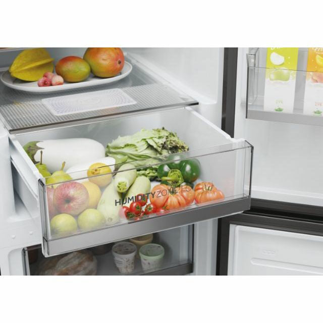Haier 2D 60 Serie 1 HDW1618DNPK frigorifero con congelatore Libera installazione 341 L D Argento