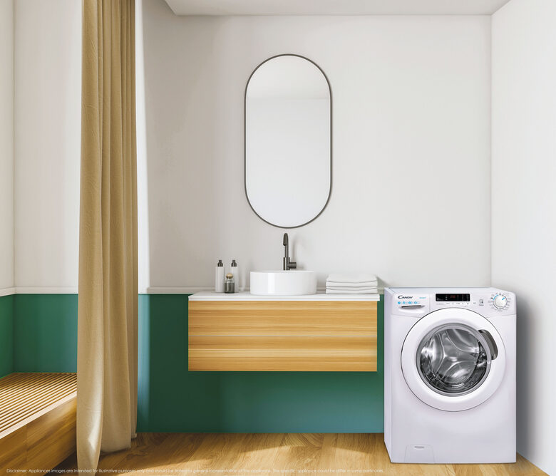 Candy CSS4372DW4/1-11 Lavatrice Smart A Libera Installazione 7 Kg, 1300 Giri, My Statistics, Smart Check-up, Classe B, Bianco