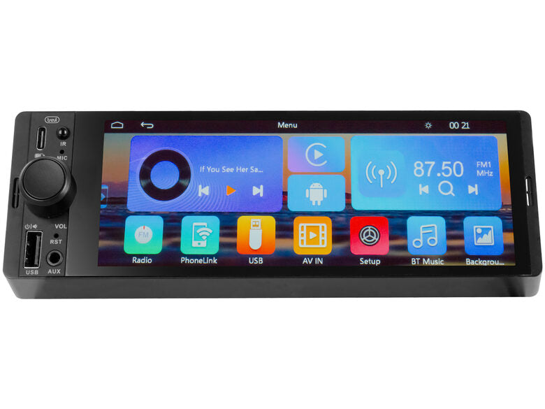 Trevi Autoradio DAB FM RDS 160W con Touchscreen 6.6" e Antenna DAB in Dotazione MDV 6370 DAB