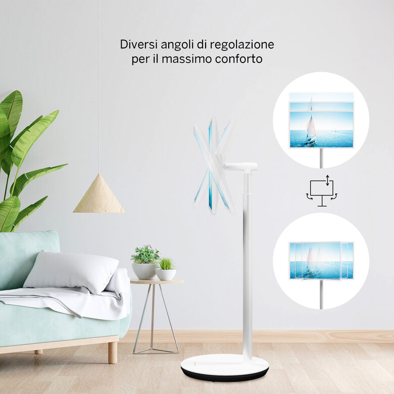 Thomson Go TV portatile 32 pollici bianco Smart TV Android batteria integrata 32HA4M44