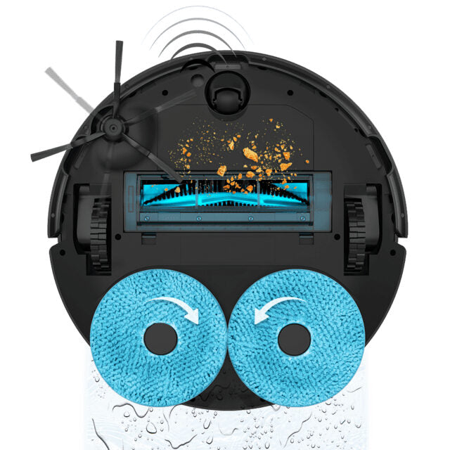 Cecotec Conga 11090 Spin Revolution Home&Wash con base auto-svuotante, auto-pulizia e asciugatura
