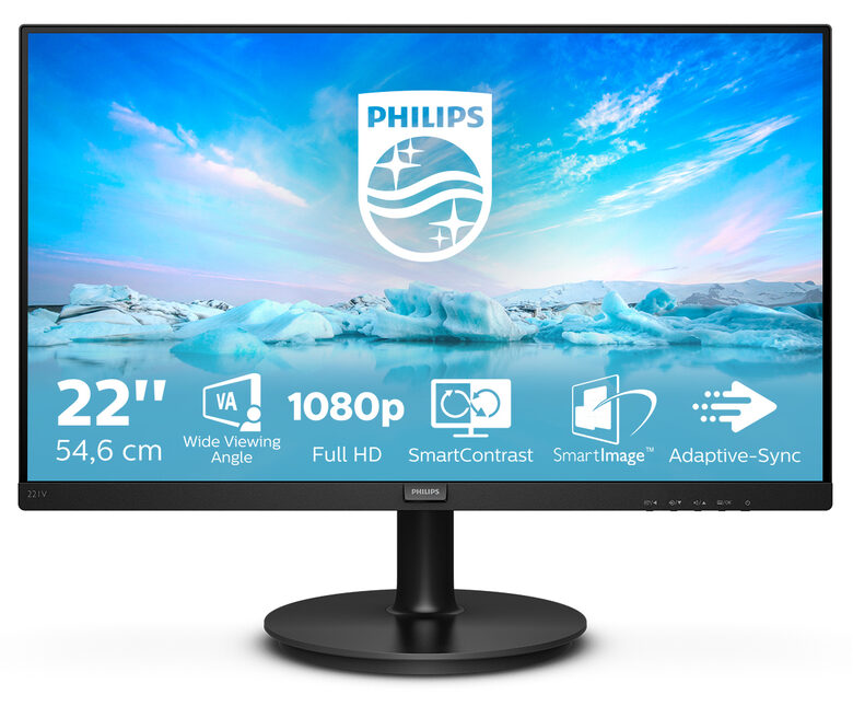 Philips V Line 221V8/00 Monitor PC 54,6 cm (21.5") 1920 x 1080 Pixel Full HD LED Nero