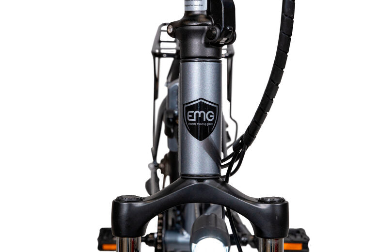 EMG Fat Bike Bomber 250W con telaio 17" foldable, ruota 20", Freni a disco a/p, Cambio Shimano e batteria 10Ah