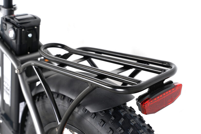 EMG M1X 48V Matt Titanium E-Bike Fat Bike Pieghevole 20" 48V 10,4Ah Titanio Opaco