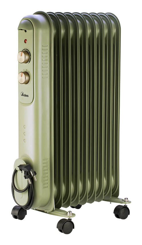 Ardes AR4R09VIN Curvy 9 Retrò Radiatore ad Olio a 9 Elementi