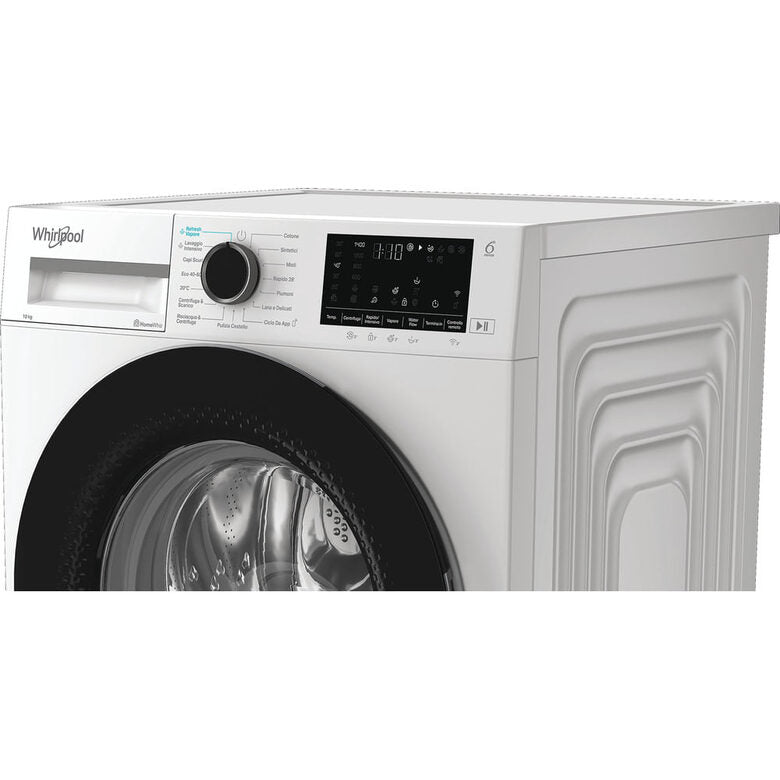 Whirlpool WAM 09WB IT Lavatrice Smart A Libera Installazione 10 Kg, 1400 Giri, Classe A, Bianco, Wi-fi
