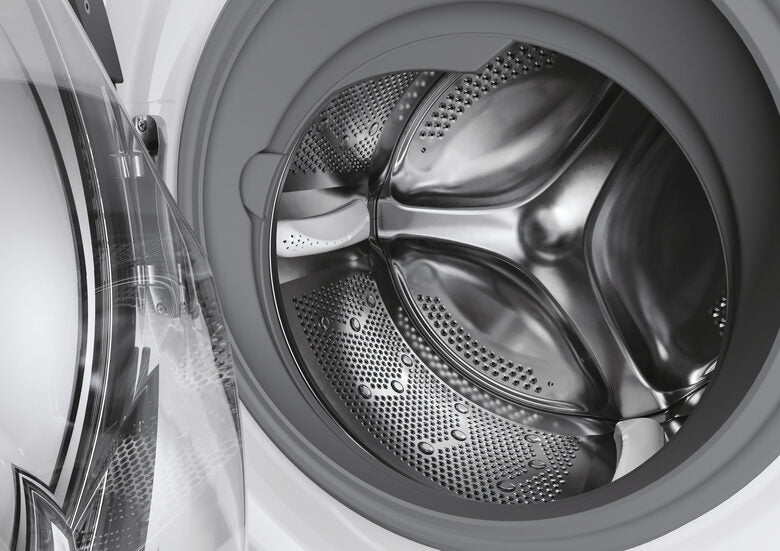 Hoover H3DP4854TA6/1-S H-WASH&DRY 350 Lavasciuga A Libera Installazione 8/5 Kg, 1400 Giri, Auto Care, Tecnologia Active Balance, Classe D, Bianco