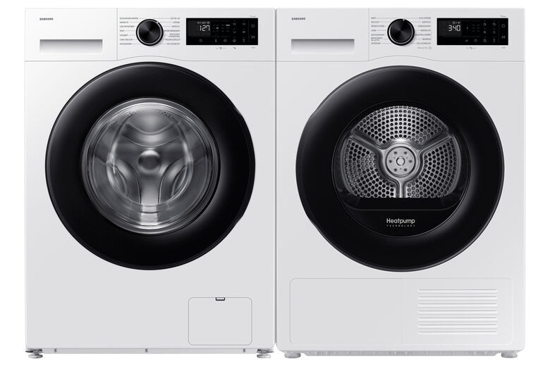 Samsung WW10FG5U34AEET Lavatrice Crystal Clean A Libera Installazione 10 Kg, 1351 Giri, Classe A, Bianco