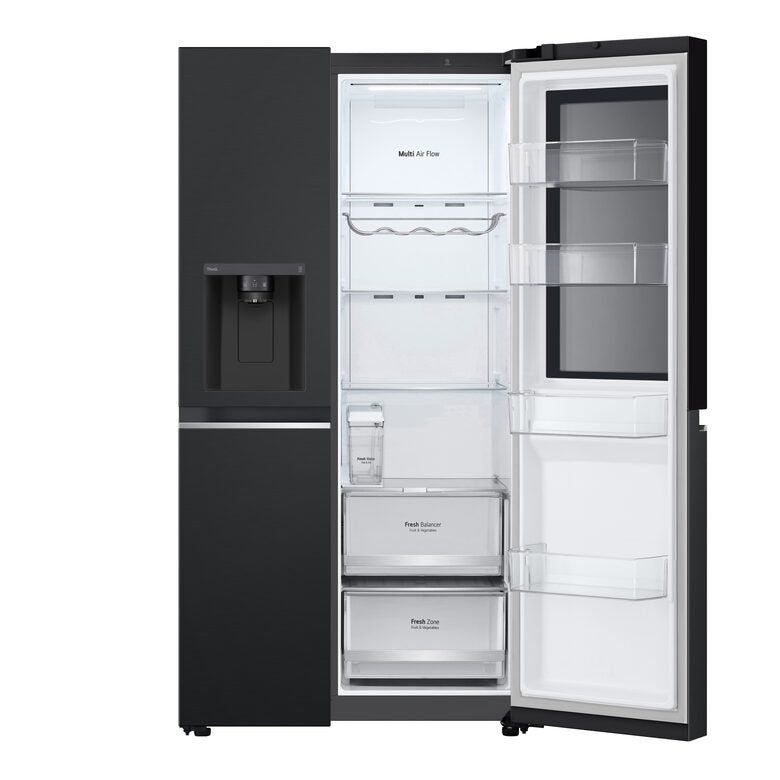 LG InstaView GSGV81EPLL Frigorifero Side-by-Side , Classe E, 635L, Wi-Fi, Senza allaccio