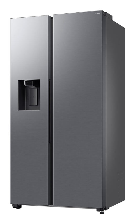 Samsung RS70F65KETEF Frigorifero Side By Side A Libera Installazione, AI Inverter, All-around Cooling, AI Hybrid Cooling, Dispenser Senza Allaccio Idrico, Classe E, Inox