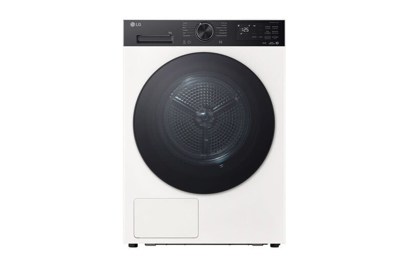LG RNX5009TWBB Serie X5 Asciugatrice Libera Installazione 9 Kg, Pompa Di Calore Dual Inverter, Turbo Dry, AI Dry, Wi-Fi, Allergy Care, Classe B, Bianco