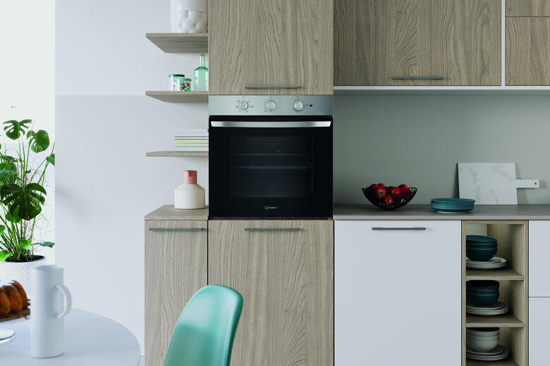 Indesit IO 2350H X Forno multifunzione inox, 6 Funzioni totali, Classe A, 66 Lt, pulizia Steam&Clean