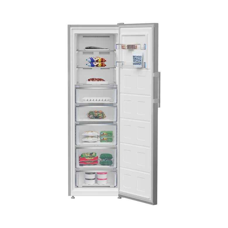 Beko B7RFNE315XP congelatore Congelatore verticale Libera installazione 286 L D Acciaio inossidabile