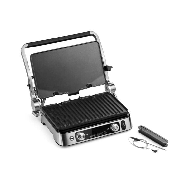 De'Longhi CGH1112DP MultiGrill 1100, Griglia Elettrica con App Dedicata, Controllo Elettronico con 2 Termostati Indipendenti