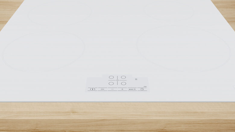 Bosch Serie 6 PUE612BB1E Serie 4 Piano cottura a induzione 60 cm 4 zone standard Bianco
