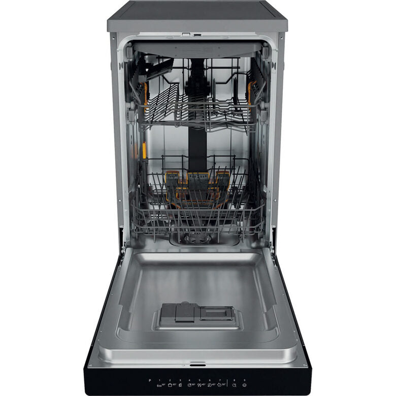 Whirlpool WH4FD11CS7A0X Lavastoviglie A Libera Installazione, Classe D, 11 Coperti, Terzo Cesto, 6° Senso, PowerCleanPro, Classe D, Inox