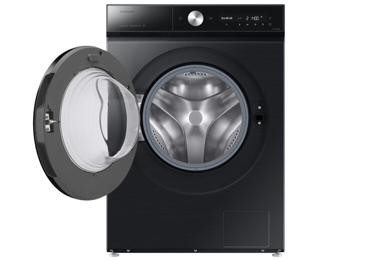 Samsung WW90DB8U95GB Serie 8000 Lavatrice A Libera Installazione 9 Kg, 1400 Giri, AI Wash, AI Energy Mode, AI Ecobubble™, AI Control, Classe A, Nero