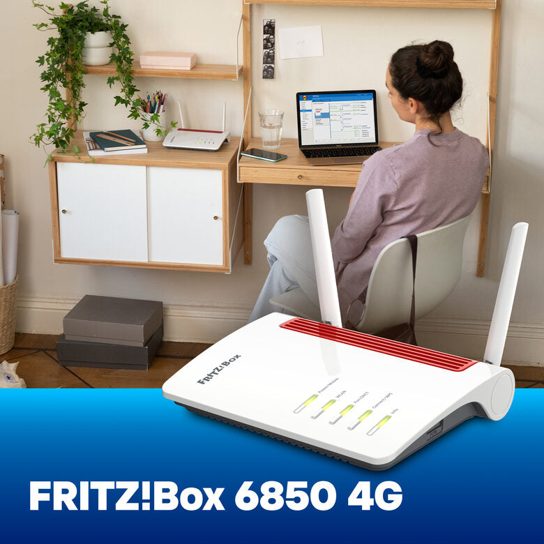 Box 6850 4G International router wireless Gigabit Ethernet Dual-band (2.4 GHz/5 GHz) Bianco