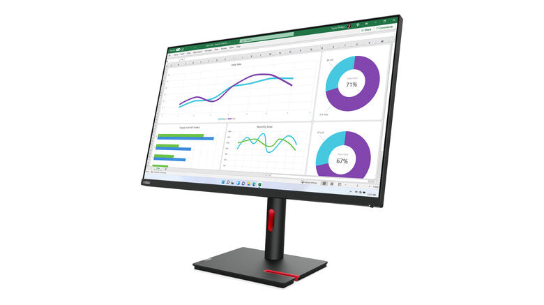 Lenovo ThinkVision T32h-30 LED display 80 cm (31.5") 2560 x 1440 Pixel Quad HD Nero