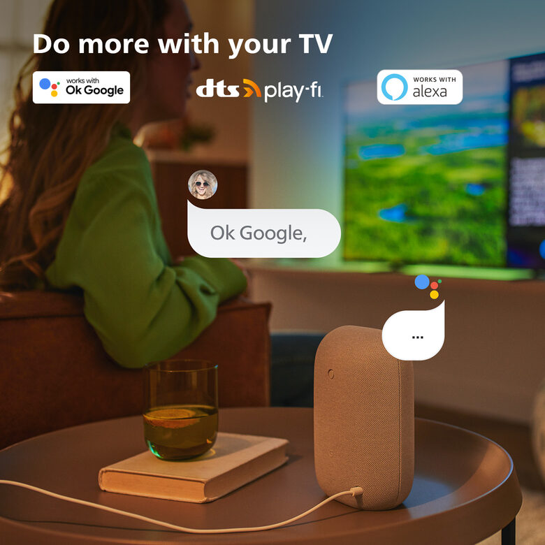 Philips Ambilight TV The Xtra 9008 55“ 4K UHD Dolby Vision e Dolby Atmos Google TV