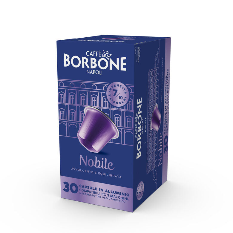 Caffé Borbone - Compatibile Nespresso Alluminio Nobile 30 Capsule