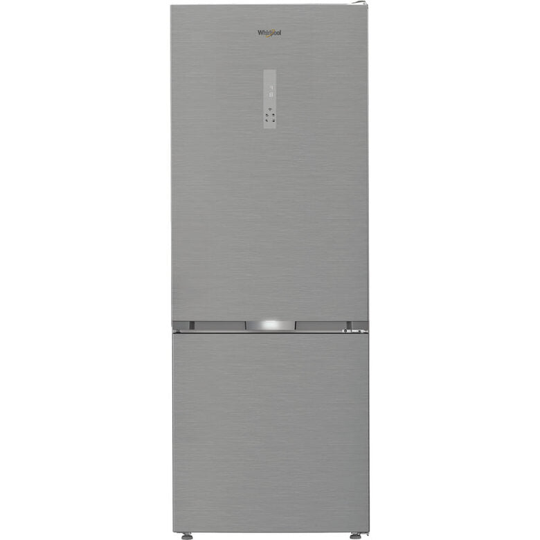 Whirlpool WHK2 6493 X5E Frigorifero Combinato A Libera Installazione, Dual No Frost, Tecnologia 6° Senso, Activ0°, Fresh Box+, Cladde D, Inox