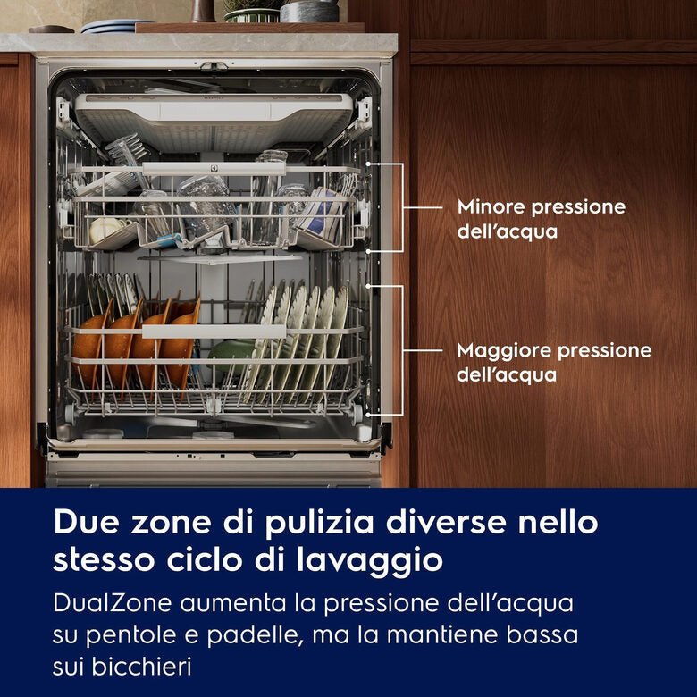 Electrolux Lavastoviglie Incasso 60 Cm - Int. Totale 14 Coperti Classe A-10% 38 Dba MADE IN ITALY E82LX220S