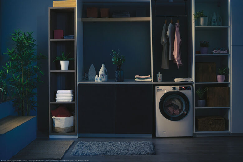 Hoover H-WASH&DRY 350 H3DPS4966TAMB6-S lavasciuga Libera installazione Caricamento frontale Bianco D
