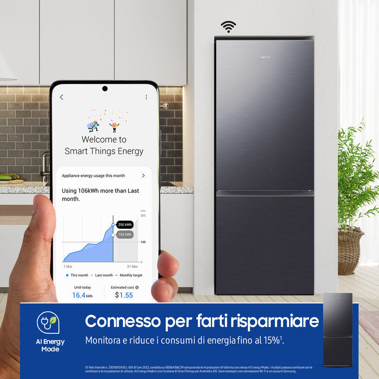 Samsung RB50DG601EB1 frigorifero con congelatore Libera installazione 508 L E Antracite