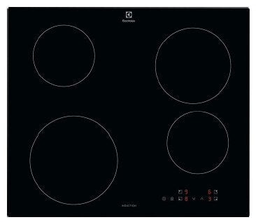 Electrolux Serie 300 LIB60424CK piano cottura Nero Da incasso 59 cm Piano cottura a induzione 4 Fornello(i)