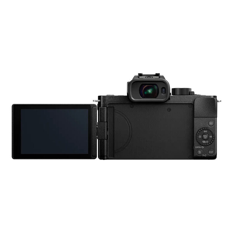 Fotocamera Panasonic Lumix DC-G100DKEGK Fotocamera DC-G100D + Obiettivo H-FS 12-32 Nero [DC-G100DKEGK]